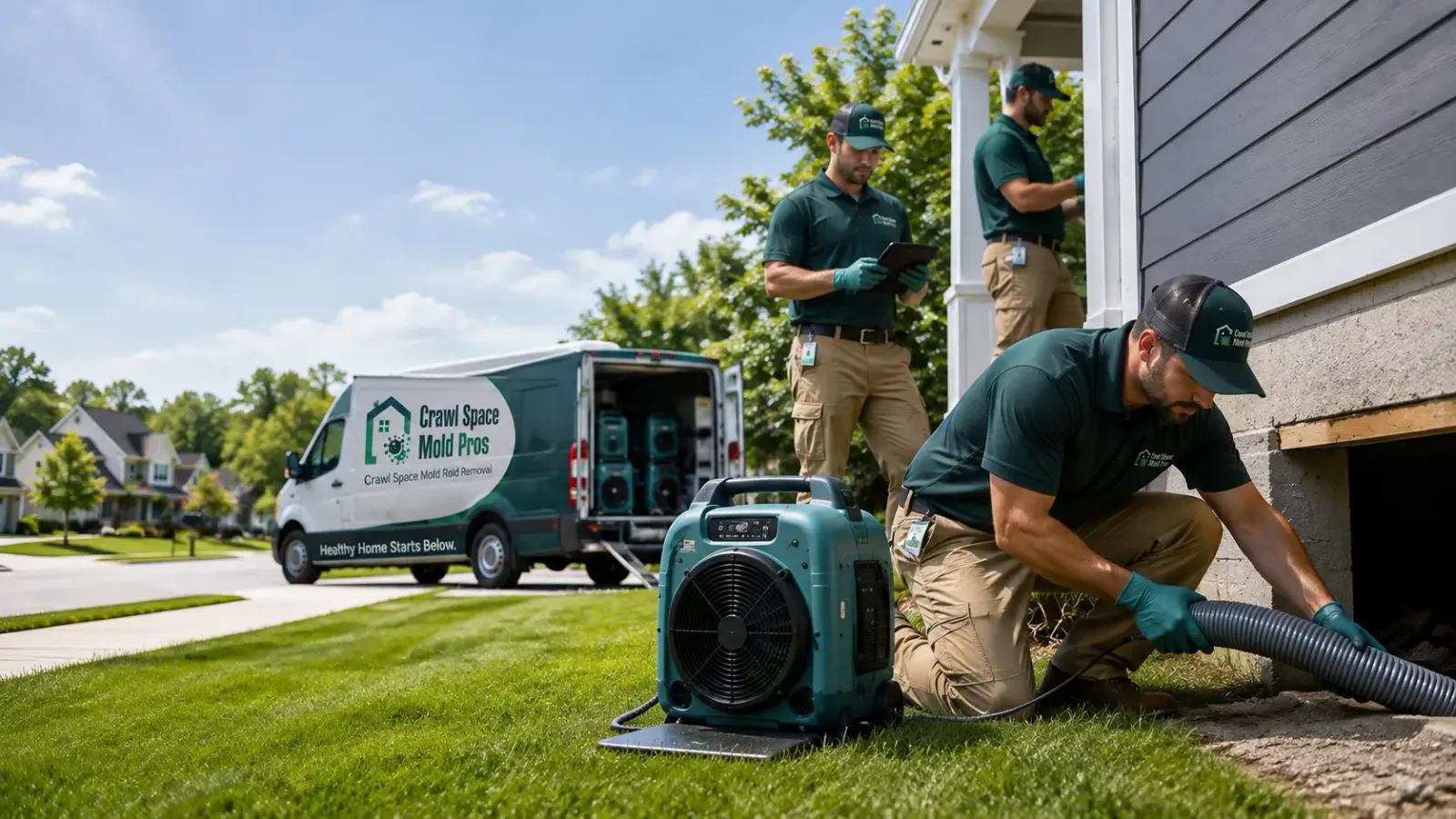 Crawl Space Mold Removal in Strandburg, SD